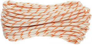 Фал капроновый плетеный 24-х прядный с сердечником 10 мм х 20 м, р/н= 1600 кгс FIT