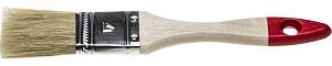 STAYER UNIVERSAL, 25 мм, 1″, светлая натуральная щетина, деревянная ручка, все виды ЛКМ, плоская кисть (0101-025)
