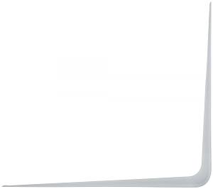 Уголок-кронштейн белый 300х350 мм (0,9 мм) FIT