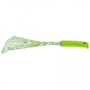 Грабли веерные 9 - зубые, 130 х 415 мм, стальные, пластиковая рукоятка, Flower Green, Palisad Грабли веерные 9 - зубые, 130 х 415 мм, стальные, пластиковая рукоятка, Flower Green, Palisad