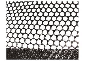 Сетка газонная в рулоне, 2 х 30 м, ячейка 9 х 9 мм, черная, Россия 64500