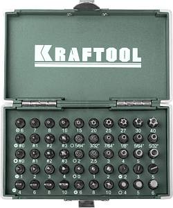 KRAFTOOL X-Drive, 50 шт, набор кованых торсионных бит (26065-H50)