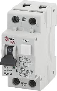 ЭРА Pro Автоматический выключатель дифференциального тока NO-902-07 АВДТ 63 C32 100мА 1P+N тип A (90