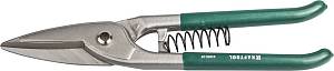 KRAFTOOL Ножницы по металлу BERLINER цельнокованые, длинный прямой рез, 260 мм 23006-26_z01
