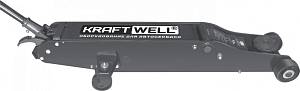 KraftWell KRWFJ10 Домкрат подкатной гидравлический г/п 10000 кг.