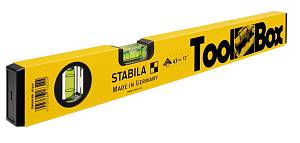 Уровень тип 70 Toolbox, 430мм (1верт.,1гориз.,точн. 0,5мм/м) для комлектования ящиков с инструментами Stabila