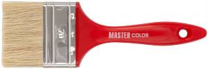 Кисть флейцевая Халяль, ширина 70 мм, толщ.16 мм, 30% светлая конская волос + 70% PET, пласт. ручка MASTER COLOR