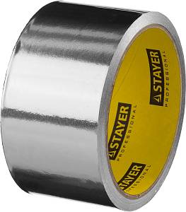 STAYER ProTape, 50 мм, 10 м, до 120 °С, самоклеящаяся алюминиевая лента, Professional (12268-50-10)