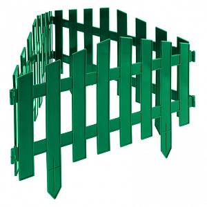 Забор декоративный "Марокко", 28 х 300 см, зеленый, Россия, Palisad