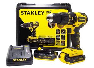Шуруповерт аккумуляторный Stanley SBH20S2K Stanley (Электроинструмент)