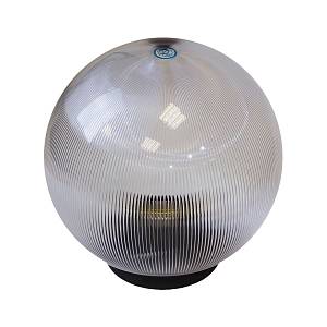 НТУ 02-100-302 ЭРА Светильник садово-парковый шар прозрачный призма D300mm Е27 (4/32)