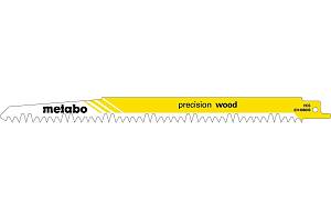 25 пилок для сабельных пил, серия «precision wood», 240 x 1,5 мм (628245000) Metabo