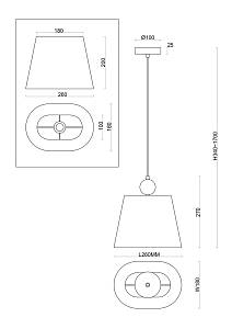 Подвесной светильник Freya FR2028PL-01N