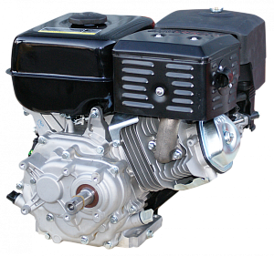 Двигатель LIFAN 188F-L (13 л.с., 4-хтактный, одноцилиндровый, с воздушным охлаждением, вал 25 мм, 389см³, ручная система запуска, шестеренчатый редуктор, вес 34 кг)