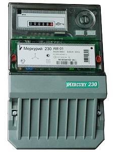Счетчик электроэнергии Меркурий 230 АМ-01 5(60)А 230/400В однотарифный