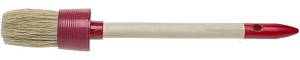 STAYER UNIVERSAL, 35 мм, пластмассовый корпус, светлая натуральная щетина, деревянная ручка, все виды ЛКМ, круглая кисть (0141-35)