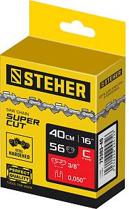 STEHER type C, шаг 3/8″, паз 1.3 мм, 56 звеньев, цепь для электропил (75303-40)